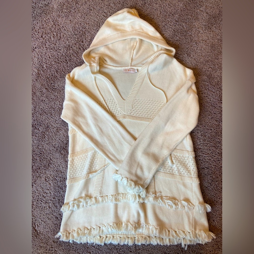 Tory Burch Pullover Sweater with Hood